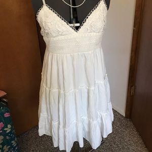 White sun dress
